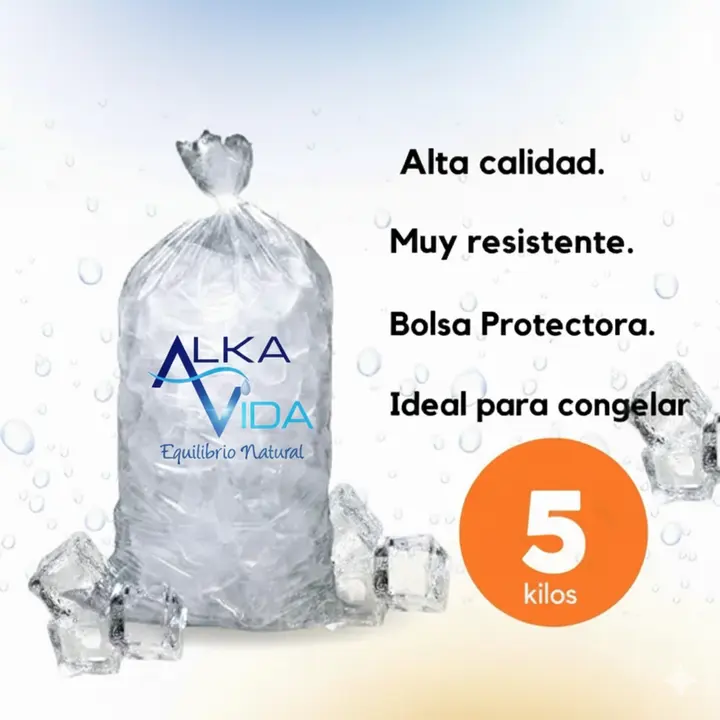 Bolsa de hielo Alka Vida de 5 kilos